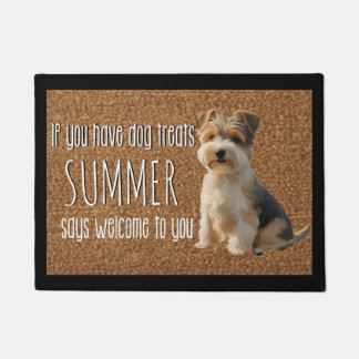 Dog Lover Personalised Biewer Terrier Name Doormat