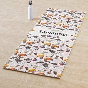 Dog Lover Personalised Fun Yoga Mat
