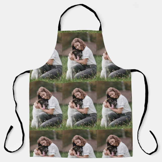 Dog Lover Personalised Photo Apron (Front)