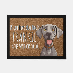 Dog Lover Personalised Weimaraner Name Doormat