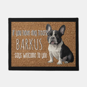 Dog Lover Personalized French Bulldog Name Doormat