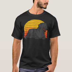 Dog Lover Pet Animal Black Labrador Owner Retro Bl T-Shirt