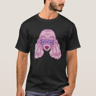 Dog Lover Pet Owner Sunglasses Cool Animal Poodle T-Shirt