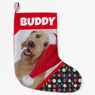 Dog lover Pet Photo Small  Christmas Stocking