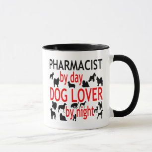 Dog Lover Pharmacist in Red Mug