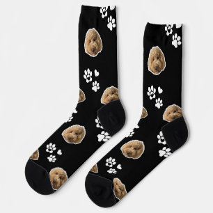 dog lover photo socks for dad