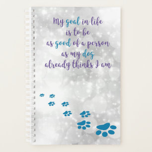 Dog Lover Quotes - Dog Wisdom Inspirational Quote Planner
