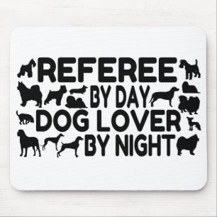 Dog Lover Referee Mouse Mat