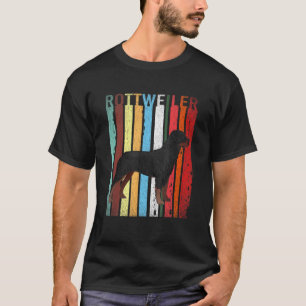 Dog Lover Retro Rottweiler T-Shirt