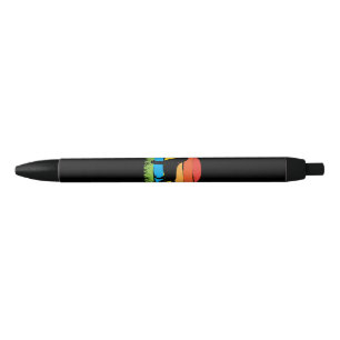 Dog Lover Retro Vintage Sunset Labrador Retriever Black Ink Pen
