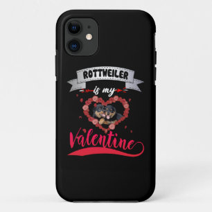 Dog Lover   Rottweiler Is My Valentine iPhone 11 Case