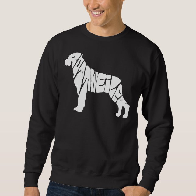 Dog Lover Rottweiler Sweatshirt (Front)