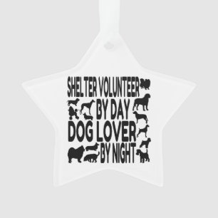 Dog Lover Shelter Volunteer Ornament