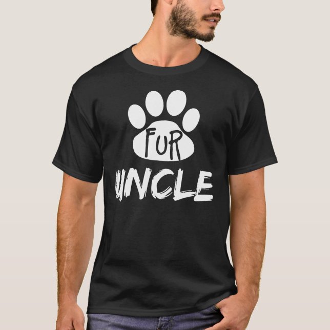 Dog Lover Shirt-Fur Uncle Pet Lover  T-Shirt (Front)
