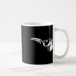 Dog Lover Skeleton Hand Boop Funny Halloween Labra Coffee Mug
