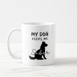 Dog Lover Sobriety Coffee Mug