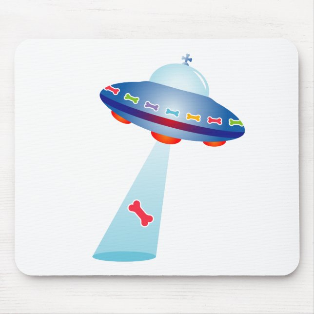Dog Lover – Spaceship Mouse Mat (Front)