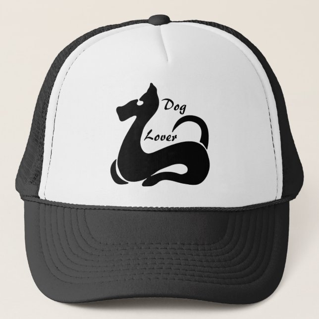 Dog Lover, stylised dog cap (Front)