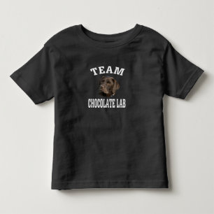 Dog Lover Team Chocolate Labrador Retriever Toddler T-Shirt