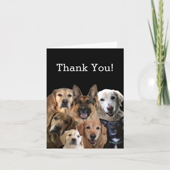 Dog Lover Thank You Card (Front)
