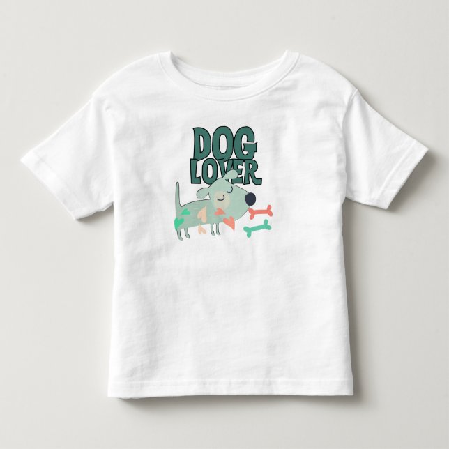 Dog Lover Toddler T-Shirt (Front)