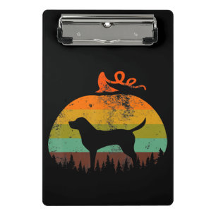 Dog Lover Vintage Pumpkin Halloween Labrador Mini Clipboard
