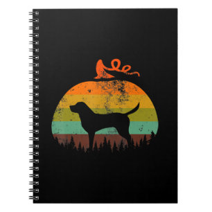 Dog Lover   Vintage Pumpkin Halloween Labrador Notebook