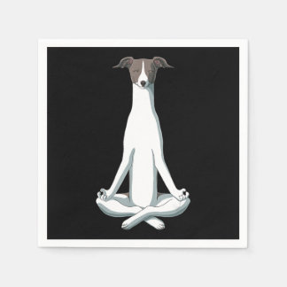 Dog Lover | Yoga Italian Greyhound Napkin