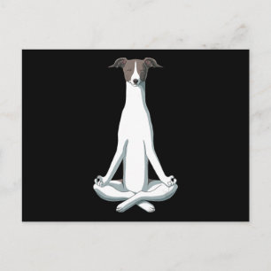 Dog Lover   Yoga Italian Greyhound Postcard