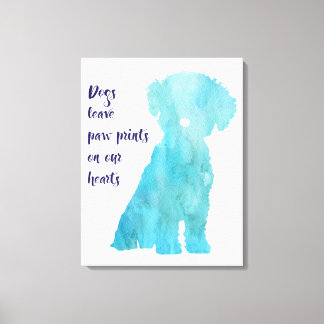 Dog lovers Bichon Frise style contemporary print