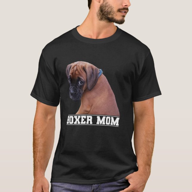 Dog Lovers Boxer Mum T-Shirt (Front)