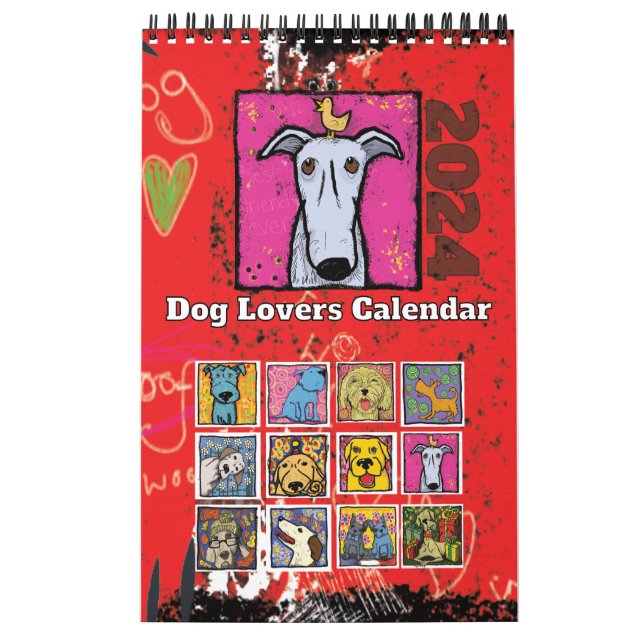 Dog Lovers Calendar 2024 (Cover)