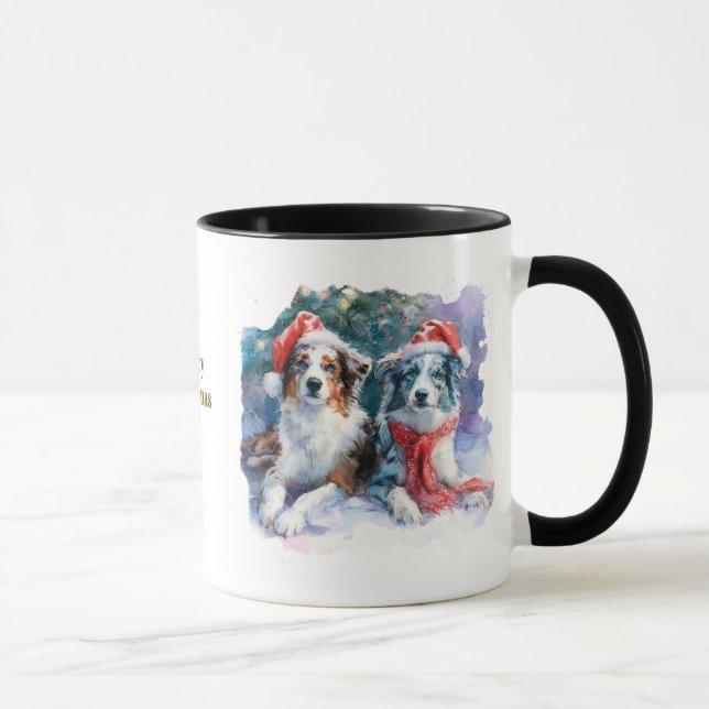 Dog Lovers Christmas Coffee Mug (Right)