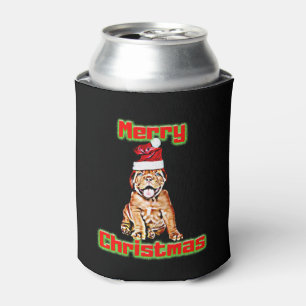 Dog Lovers christmas gift design Can Cooler