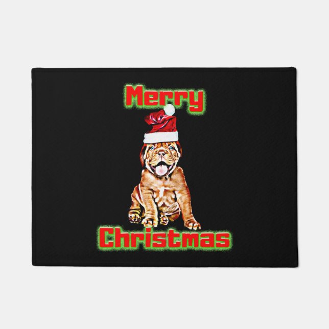 Dog Lovers christmas gift design Doormat (Front)