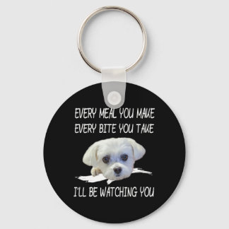 Dog Lovers | Cute Maltese Every Meal You Make Key Ring