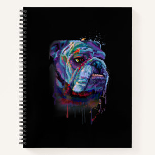 Dog Lovers English Bulldog Gift English Bulldog Notebook