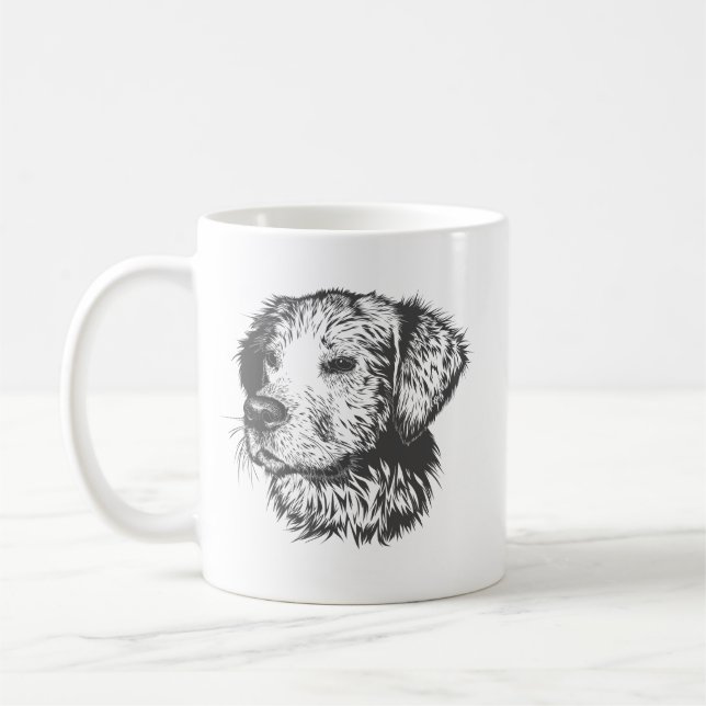 Dog lover's mugh coffee mug (Left)