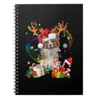 Dog Lovers | Papillon Christmas Present Notebook