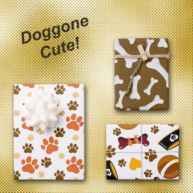 Dog Lovers Pattern Wrapping Paper Sheet (Creator Uploaded)
