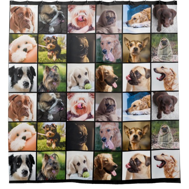 Dog Lover's shower curtain (Front)