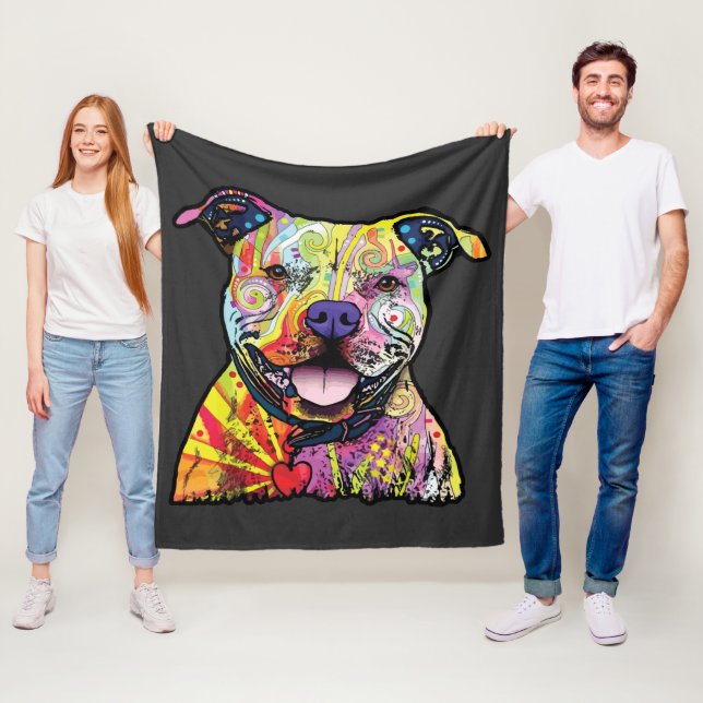 Dog lovers v01 fleece blanket (In Situ)