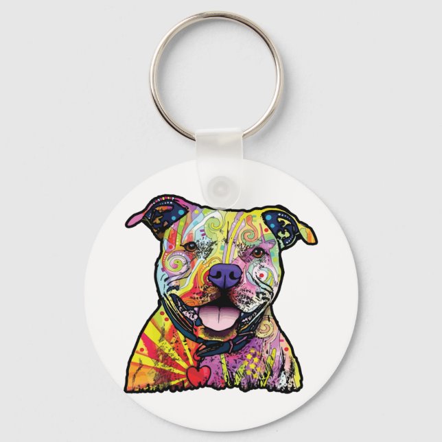 Dog lovers v01 key ring (Front)