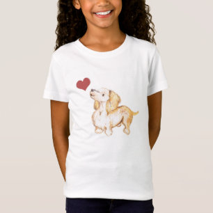 dog lovers Winnie the Dachshund youth shirt