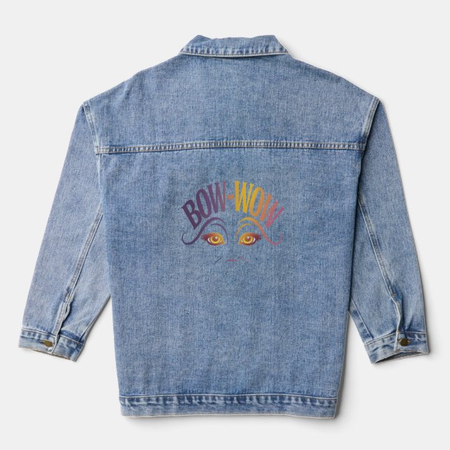 Dog loyalty denim jacket (Back)