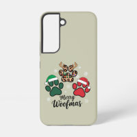 Dog Mama Christmas Merry Woofmas Dog Lover Xmas