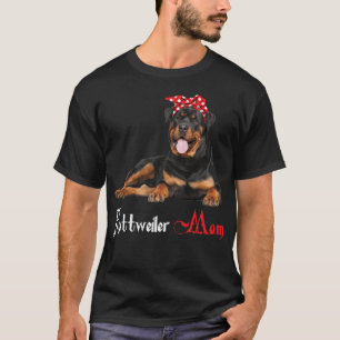 Dog Mama Puppy Mom Rottweiler Premium T-Shirt
