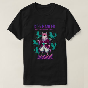 Dog Mancer Funny Fantasy Wizard Shiba Inu Pet Magi T-Shirt