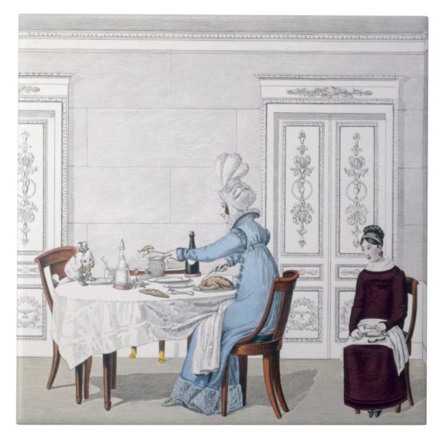 Dog Mania, plate 106 from 'Le Bon Genre, 1818 (col Tile (Front)