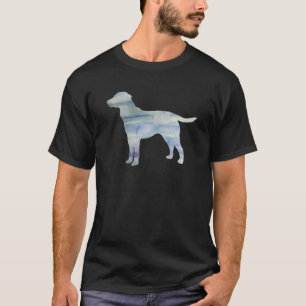 Dog Man's Best Friend Dog Silhouette Black T-shirt